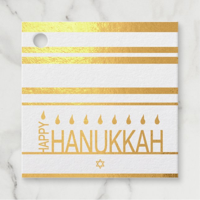  Hannukah    Favour Tags (Front)