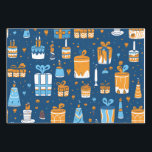 Hannukah holiday wrapping paper<br><div class="desc">Hannukah holiday wrapping paper</div>