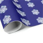 Hannukah Menorah and Star Wrapping Paper<br><div class="desc">Hannukah Menorah and Star</div>