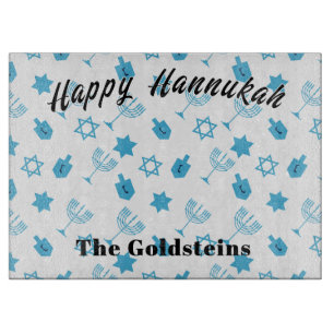 Hannukah Menorah Drip Board Candle Placemat 