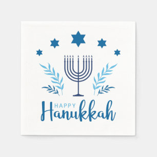 Hannukah menorah    napkin