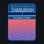 Hannukah menorah photo Photo Magnet<br><div class="desc">Happy Hanukkah</div>