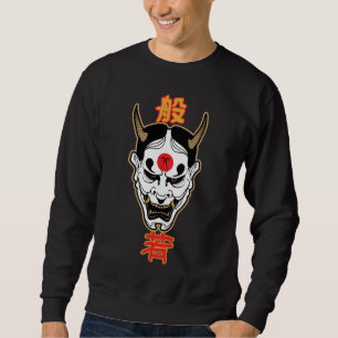 Hannya Demon Mask Japanese Oni T-Shirt Design Sweatshirt