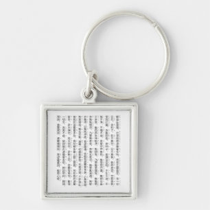 Hannya Shingyo Keychain
