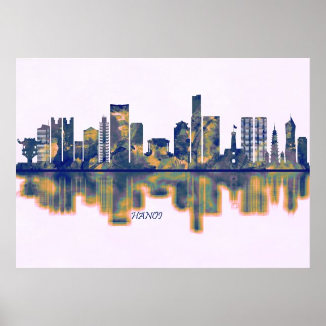 Hanoi Skyline Poster (Front)