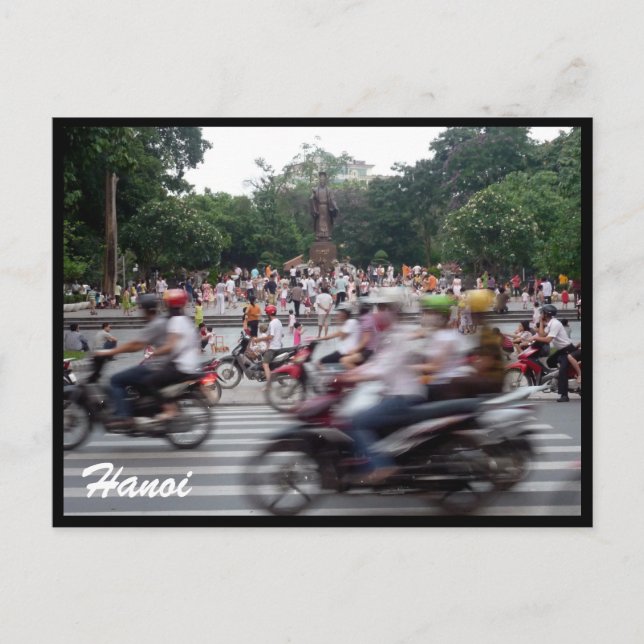 hanoi traffic speed postcard (Front)