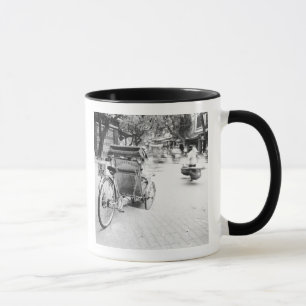 Hanoi Vietnam, Cyclo in Old Hanoi Mug