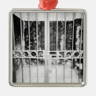 Hanoi Vietnam, Hanoi Hilton Prison Cell Detail Metal Ornament