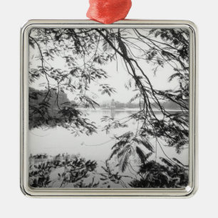 Hanoi Vietnam, Hoan Kiem Lake View Metal Ornament