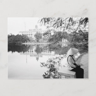 Hanoi Vietnam, Hoan Kiem Lake View (NR) Postcard