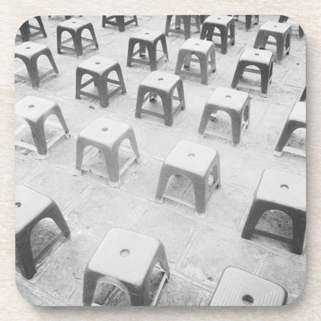 Hanoi Vietnam, Plastic Stools at the Temple of Coaster (Front)