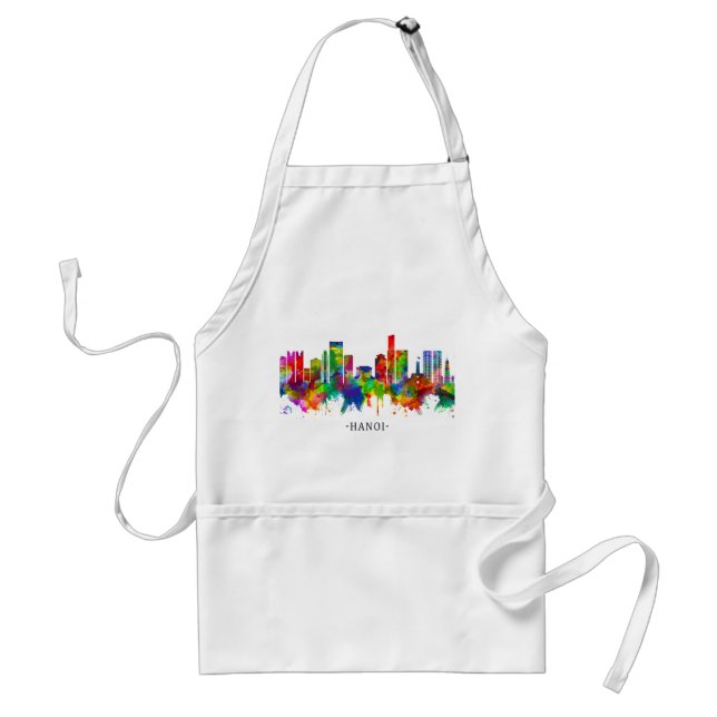 Hanoi Vietnam Skyline Standard Apron (Front)