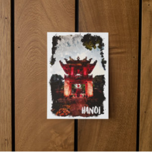 Hanoi Vietnam Temple of Literature Postcard
