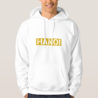 Hanoi vintage text gelblich  hoodie