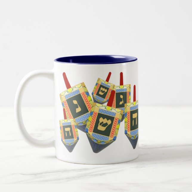 Hanoukka Dreidel Mug (Gauche)