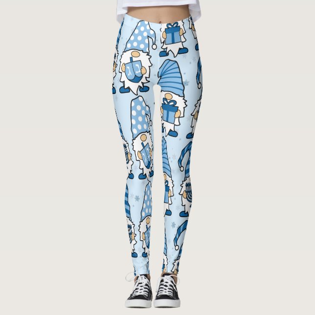 Hanoukka Gnomes Trio Leggings (Devant)