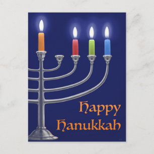 "Hanoukka Menorah." Carte postale
