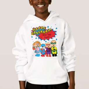 Hanoukka Pullover Sweatshirt "Super Hero"