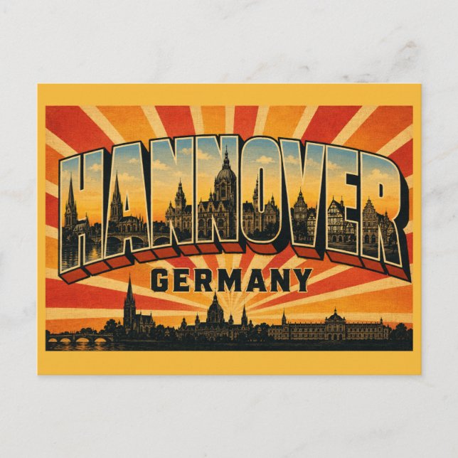 Hanover Germany Neues Rathaus Postcard (Front)