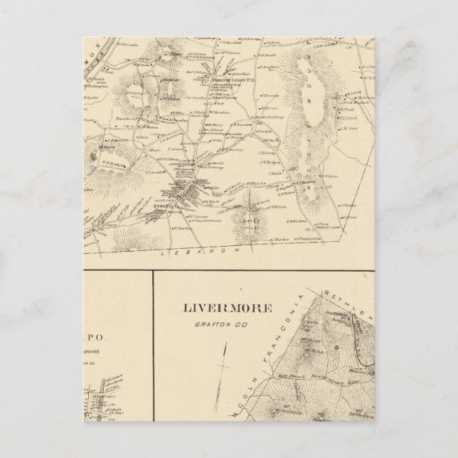 Hanover, Grafton Co Postcard (Front)