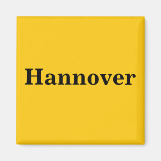 Hanover Magnet Schild Gold Gleb