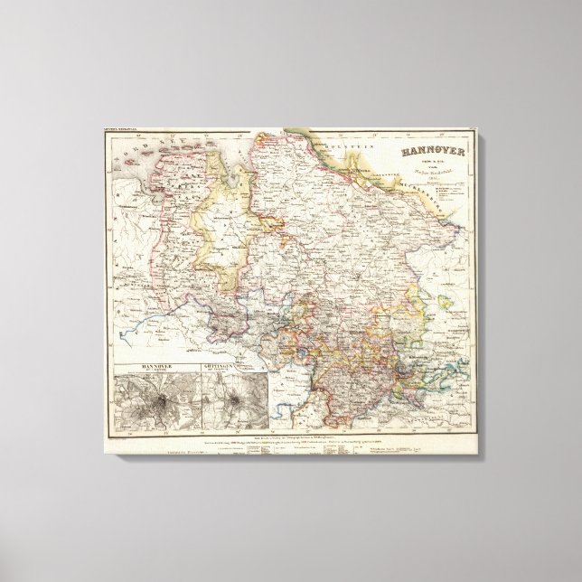 Hanover Region of Germany Canvas Print (Front)