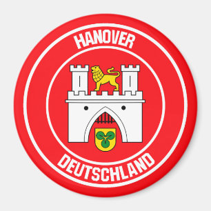 Hanover Round Emblem Magnet