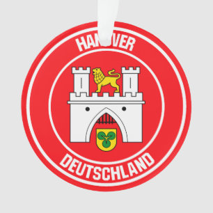 Hanover Round Emblem Ornament