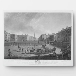 Hanover Square, from a set of four views of London Plaque