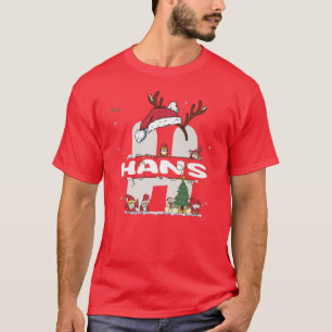 Hans Christmasw Hans Name for funny Xmas  T-Shirt