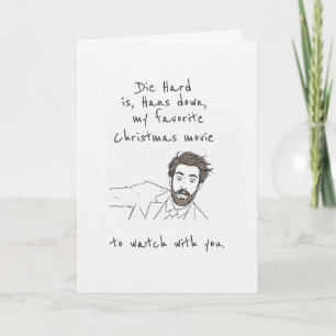 Hans Down Favourite Christmas Movie Card Joke 