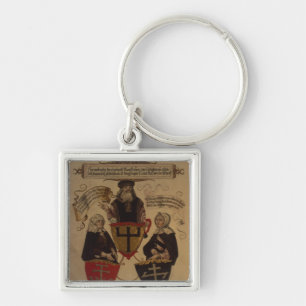 Hans Fugger two wives Clara Widolf and Elisabeth Keychain