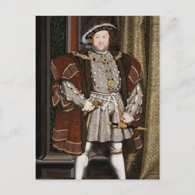 Hans Holbein the Younger King Henry VIII Postcard (Front)