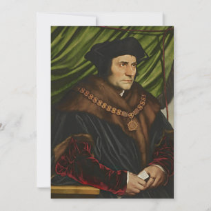 Hans Holbein the Younger - Portrait of Sir Thomas  Invitation