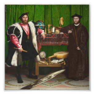 Hans Holbein The Younger - The Ambassadors Photo Print