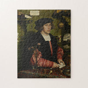 Hans Holbein the Younger - The Merchant Georg Gisz Jigsaw Puzzle