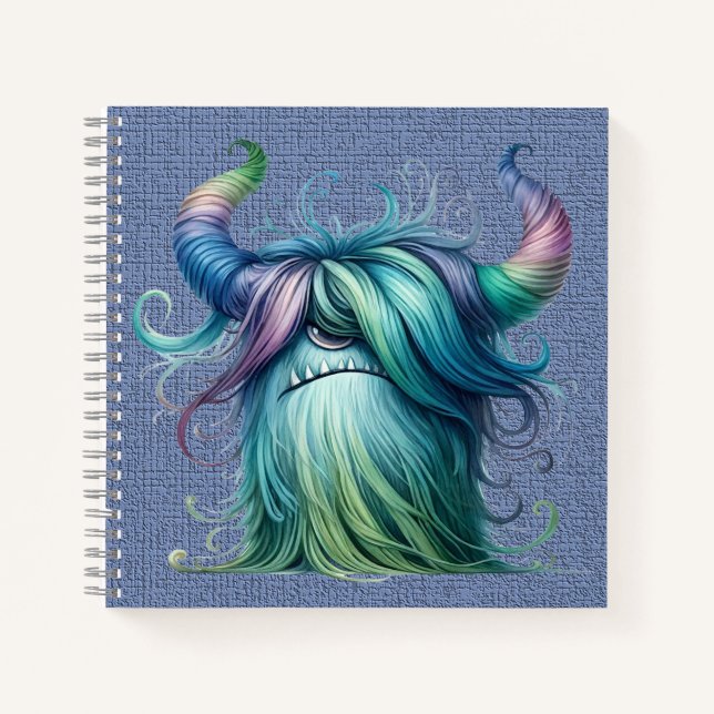 Hans - One-eyed Monster Spiral Notebook (Front)
