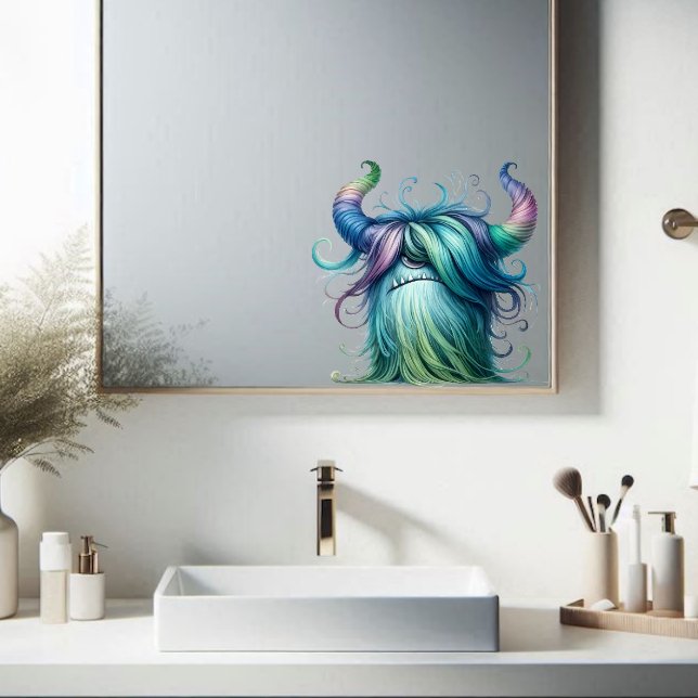 Hans - Sticker transparent monstre à un oeil (Start your day of with a SMILE!)