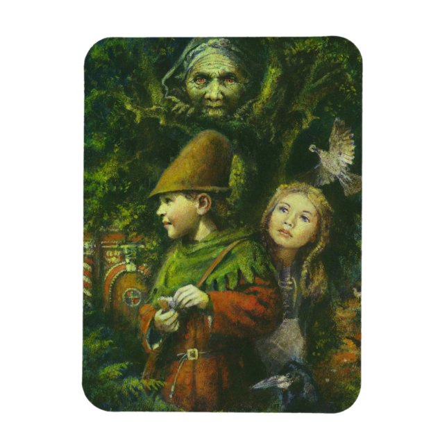 Hansel And Gretel Flexible Fridge Magnet (Vertical)