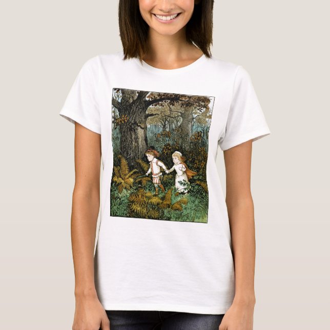 Hansel and Gretel Illustration T-Shirt (Front)