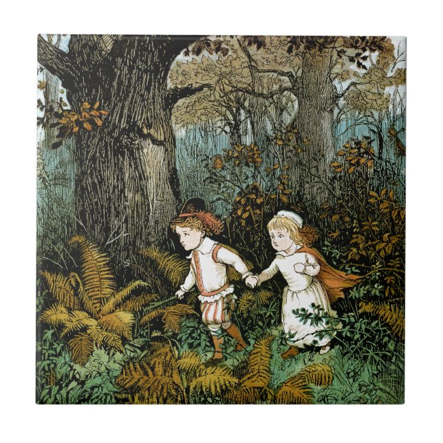 Hansel and Gretel Illustration Tile (Front)