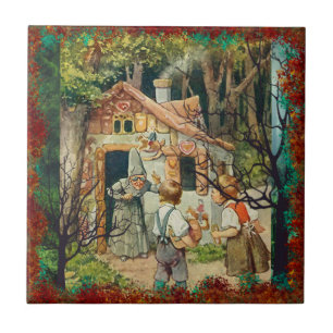  Hansel and Gretel Into the Forest   Ceramic Tile