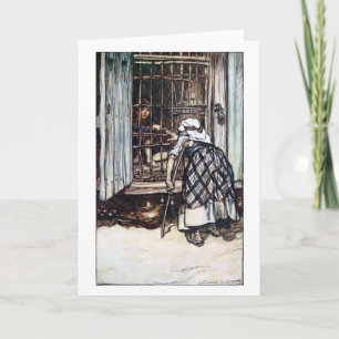 Hansel Caged by the Witch Card