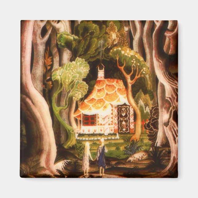 Hansel et Gretel Fairy Tale Magnet (Devant)