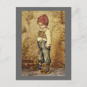 Hansel With Golden Apple Postcard