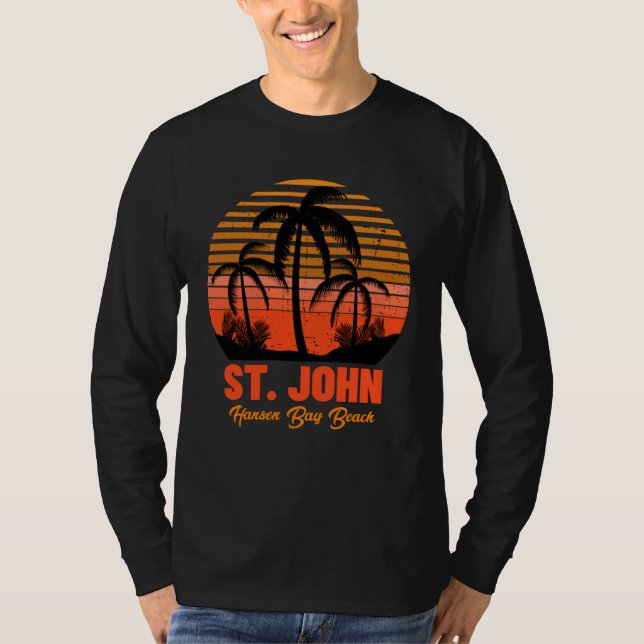 Hansen Bay Beach St John T-Shirt (Front)