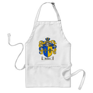 HANSEN FAMILY CREST - HANSEN COAT OF ARMS STANDARD APRON