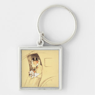 Hansom Cab Keychain