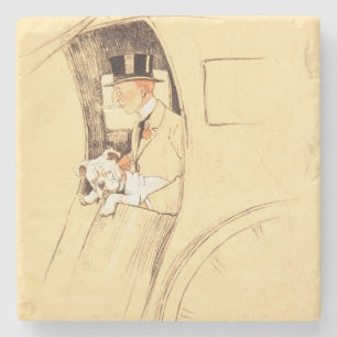 Hansom Cab Stone Coaster