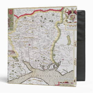 Hantshire, engraved by Jodocus Hondius Binder